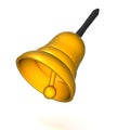 Handbell 3d illustration