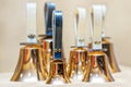 Handbells ready to play Royalty Free Stock Photo