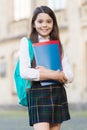 Handbooks on academic literature. Happy kid hold literature books. Studying literature at school. Literature lesson