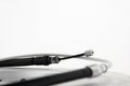 Handbrake cable Royalty Free Stock Photo