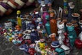 Handcraft colorated market in Yucatan Royalty Free Stock Photo