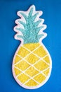 Handcraft cute pineapple made from fabric