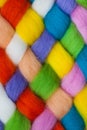 Handcraft felting material Royalty Free Stock Photo