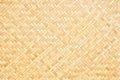 Handcraft woven bamboo pattern for background and decorative Royalty Free Stock Photo