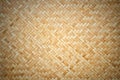 Handcraft woven bamboo pattern for background and decorative Royalty Free Stock Photo