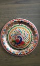 Handcrafted Beautifully Peacock Printed Dish