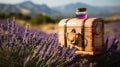 Handcrafted Beauty: A Delicate Juice On A Lavender Field