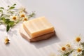Handcrafted beauty: natural herbal soap with organic ingredients