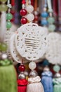 Handcrafted Chinese jewelry on Panjiayuan Market, Beijing, China.
