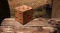 Handcrafted dice boxes, stll life Royalty Free Stock Photo