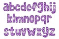 Handcrafted Halloween Party Letters. Color Creative Art Typographic Design