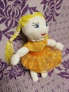 Handcrafted retro style vintage doll