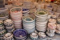 Handcrafted sicilian pottery Royalty Free Stock Photo