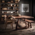 Handcrafted Wooden Furniture Showcase Image