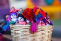 Handcrafts at the San Juan Chamula market, Chiapas, Mexico. Royalty Free Stock Photo