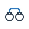 handcuff icon Royalty Free Stock Photo