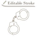 Handcuff Icon Royalty Free Stock Photo