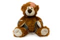 handcuffed Teddy bear. Royalty Free Stock Photo