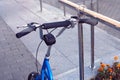 Handcuffs as bicycle theft protection