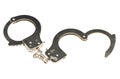 Handcuffs in the form of heart Royalty Free Stock Photo