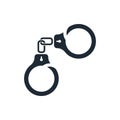 handcuffs icon crime symbol