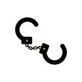 handcuffs icon design.