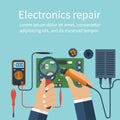 Electronics repair. Tech repairs. Royalty Free Stock Photo