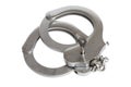 Handcuffs isolated over white