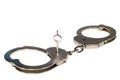 Handcuffs with key Royalty Free Stock Photo