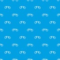 Handcuffs pattern seamless blue Royalty Free Stock Photo