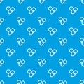 Handcuffs pattern seamless blue Royalty Free Stock Photo