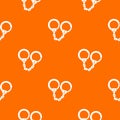Handcuffs pattern seamless Royalty Free Stock Photo