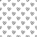 Handcuffs pattern vector Royalty Free Stock Photo
