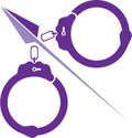 Handcuffs vector