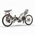 Handcycle Adaptive Three Wheel Bicycle with Hand Crank Drive for Inclusive Riding Royalty Free Stock Photo