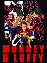 Monkey d luffy one piece illustration Royalty Free Stock Photo