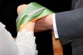 Handfasting wedding ceremony