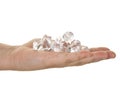 Handful of diamonds