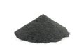 A handful of powdered charcoal Royalty Free Stock Photo