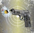 Handgun Beretta Elite with camomile