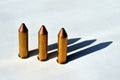 Handgun bullets Royalty Free Stock Photo