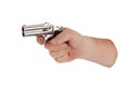 Handgun in hand Royalty Free Stock Photo