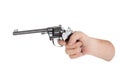Handgun in hand Royalty Free Stock Photo