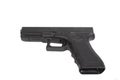 Handgun isolated on white Royalty Free Stock Photo