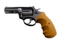 Handgun revolver, vector