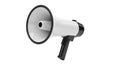 Handheld megaphone for amplifying sound Royalty Free Stock Photo