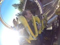 Handheld roller coaster ride with friends