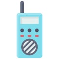 Handheld transceiver icon, Protest related vector