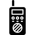 Handheld transceiver icon, Protest related vector