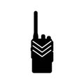 Handheld transceiver icon, vector illustration design template